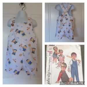 NWOT size 2 Custom sewn white/red/Blue baseball themed Short all